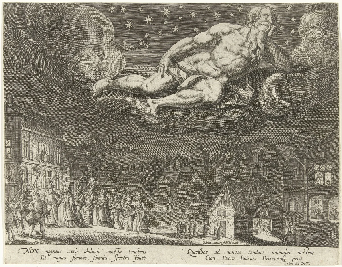 Nacht by Unknown, print, 1570-1597