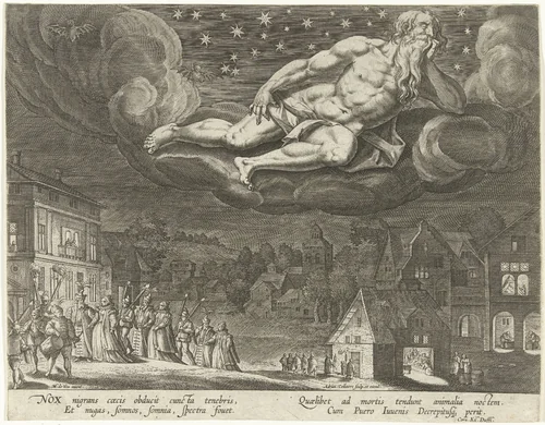 Nacht by Unknown, print, 1570-1597