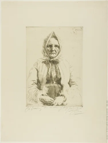 Mona by Anders Zorn, print, 1911