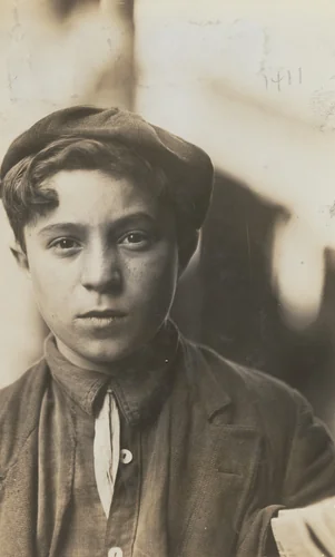 Meyer Slein, 12-Year-Old Newsboy, St. Louis, Missouri by Lewis Wickes Hine, photograph, 1910