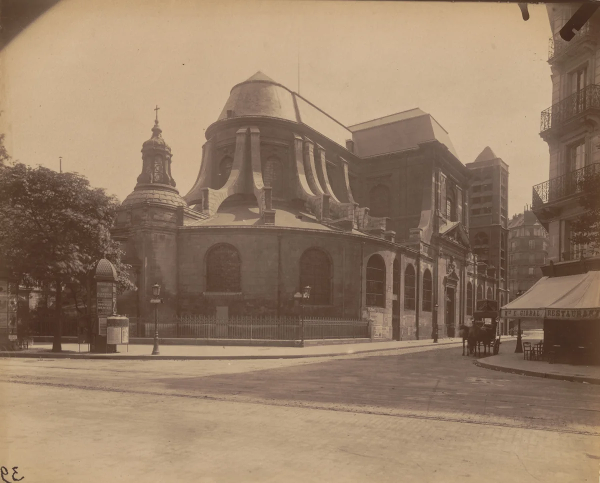 St Nicolas du Chardonnet by Eugène Atget, photograph, 1900