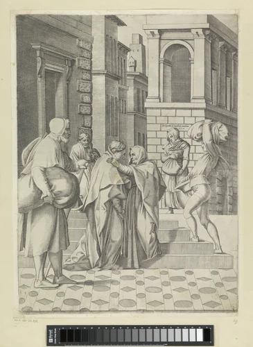 Visitatie by Unknown, print, 1572