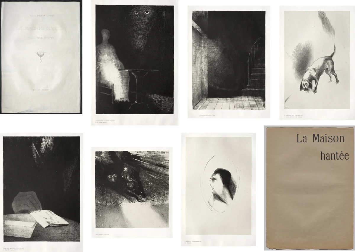 The Haunted House by Odilon Redon, print, 1896