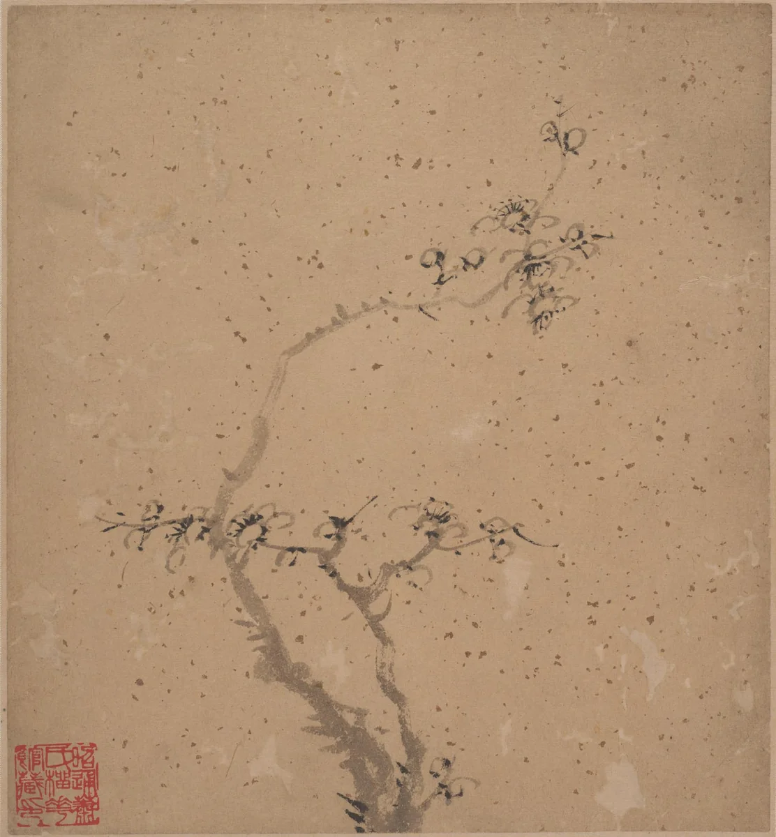 Blossoming Plum by Tang Yifen, painting, 1840