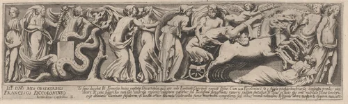 The Rape of Persephone by Bernardino Capitelli, print, 1628-1638