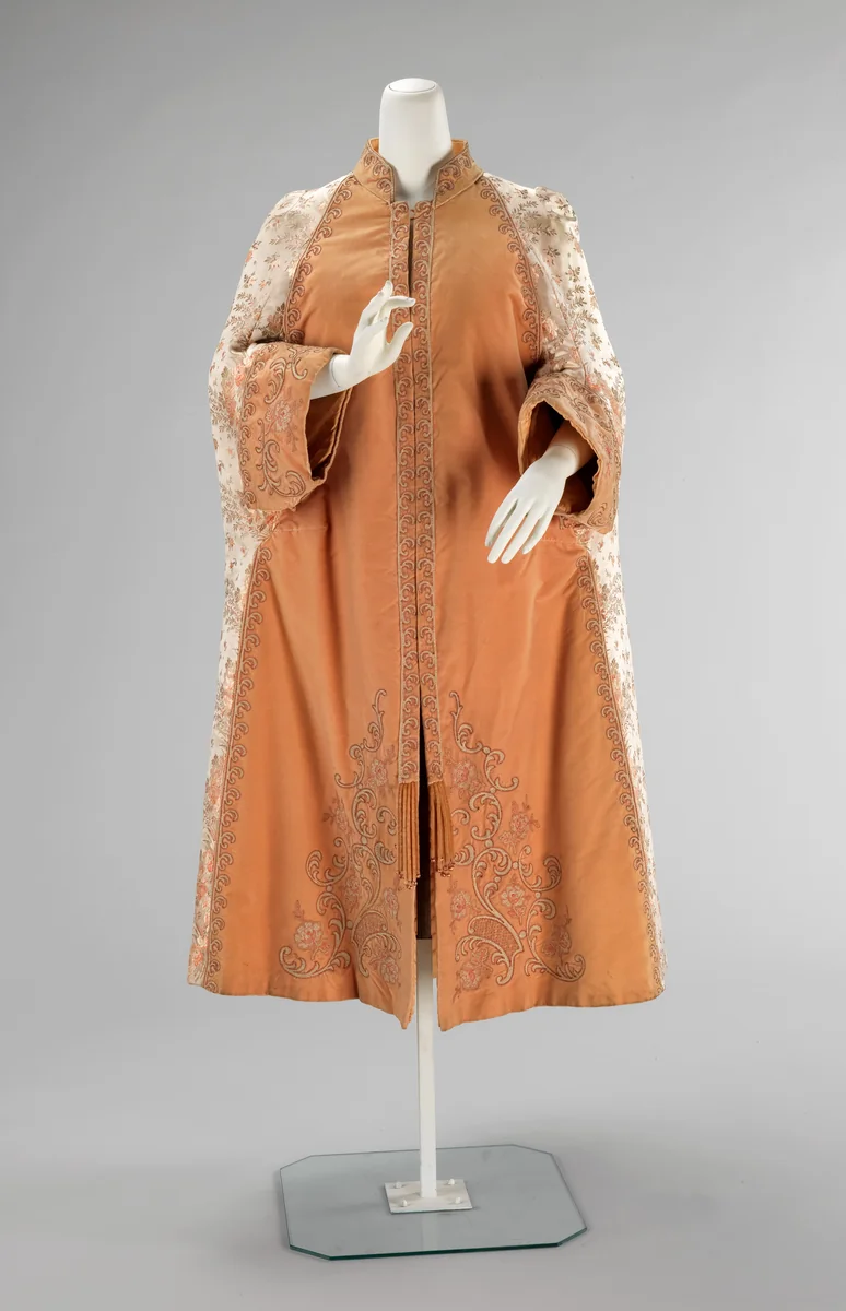 Evening cloak by Maison Pingat, artwork, 1885-1889
