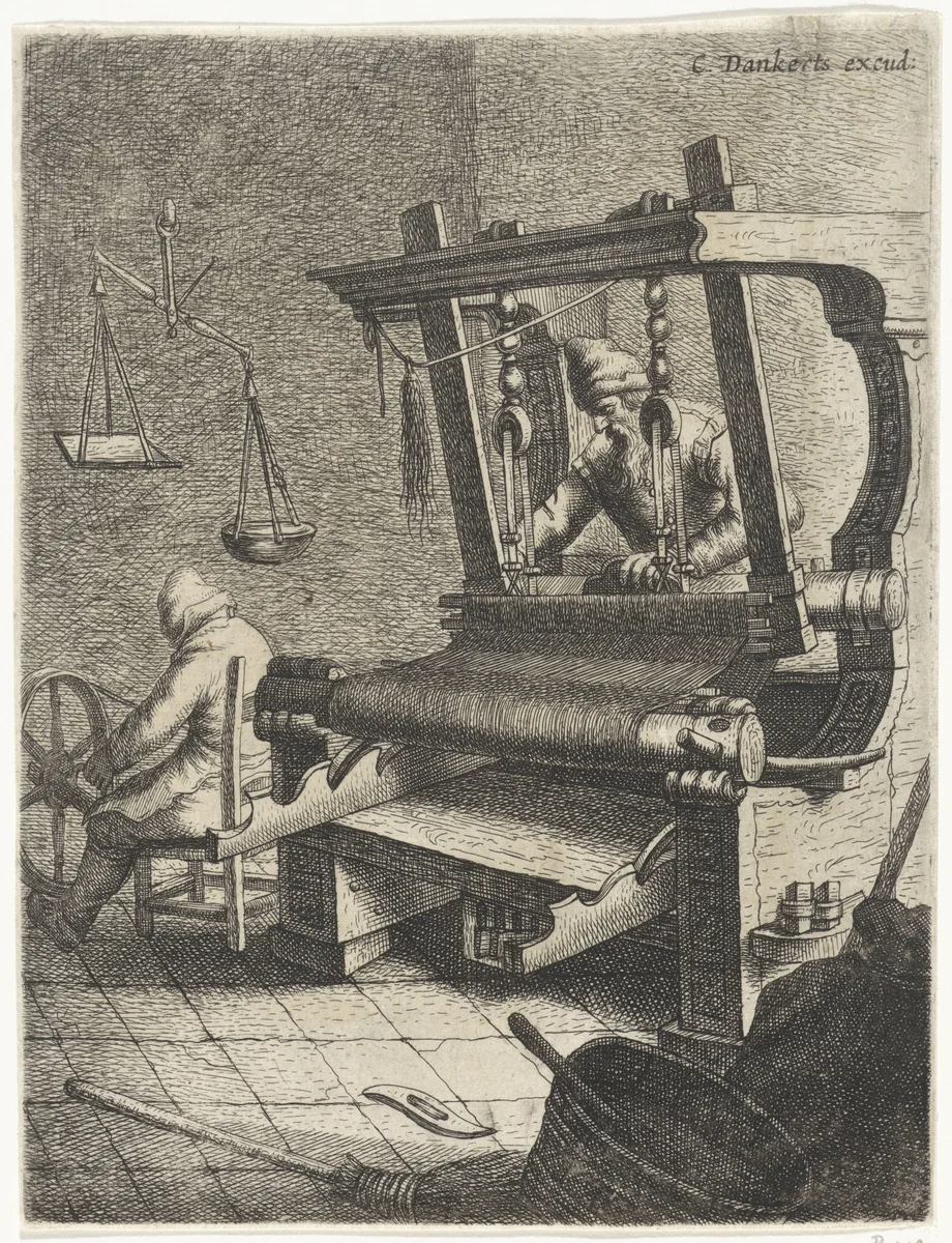 Wever by Jan Gillisz van Vliet, print, 1635