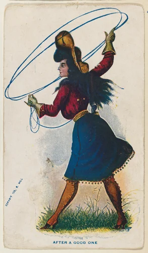 After a good one, from the "Girls and Men in Costume" series (T65), issued with Golden Eagle Cigars by I. Lewis & Co. by I. Lewis & Co., print, 1903