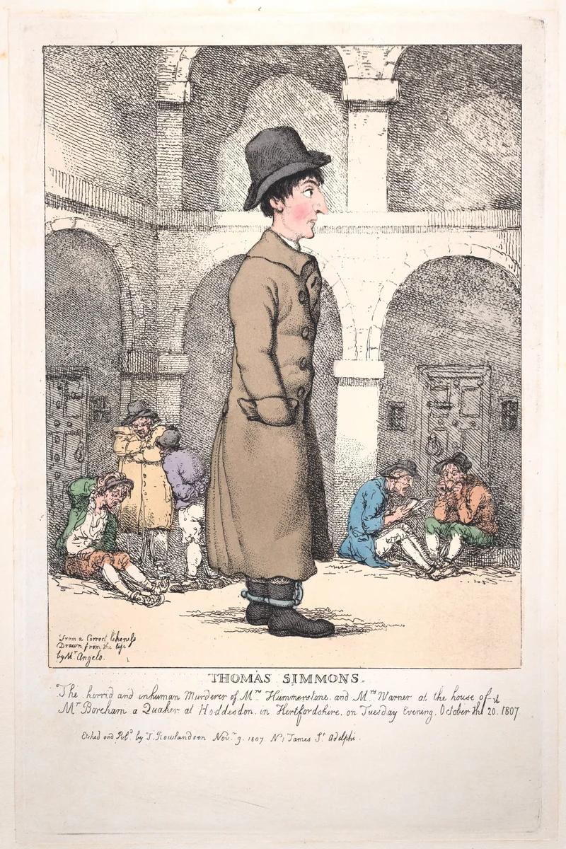 Thomas Simmons by Thomas Rowlandson, print, 1807