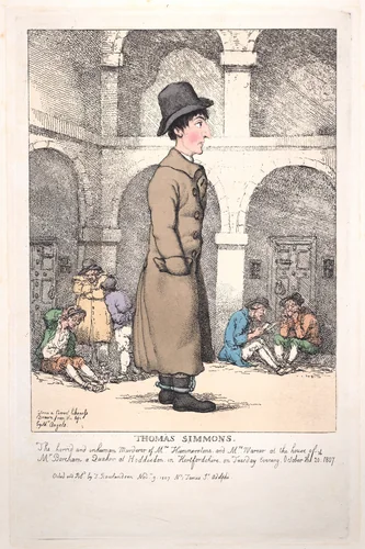 Thomas Simmons by Thomas Rowlandson, print, 1807