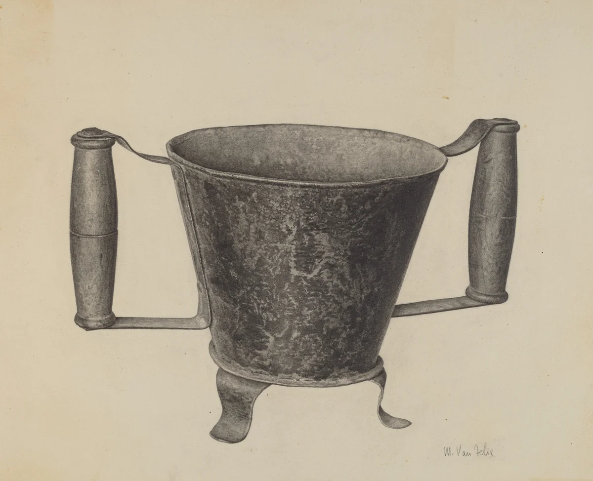 Ember Carrier by Maurice Van Felix, index of american design, 1940