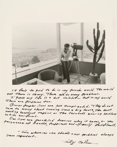 Mitzi Cohen by Jim Goldberg, photograph, 1981