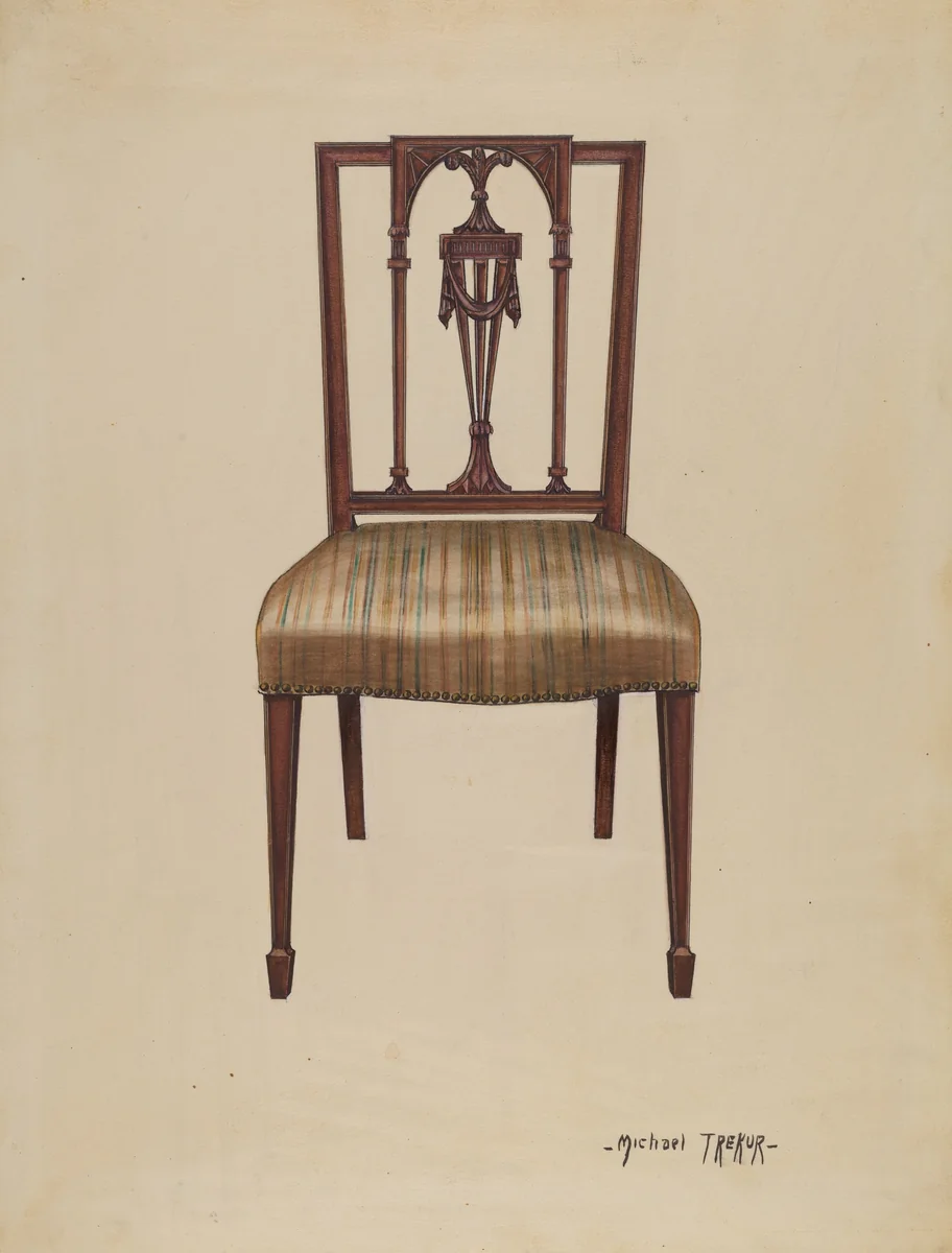 Side Chair by Michael Trekur, index of american design, 1936