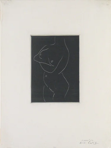 Standing Nude, Arms Folded (Nu debout, les bras croisés) by Henri Matisse, print, 1915