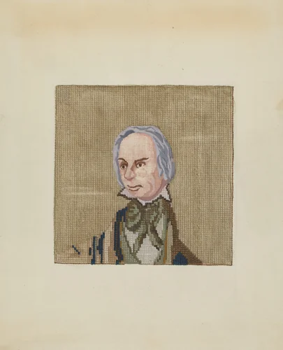 Needlepoint Picture by Jules Lefevere, index of american design, 1937