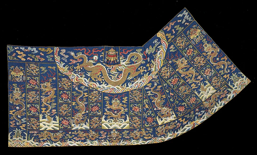 Jiasha (Mantle) by Han-Chinese, textile, 1700-1750