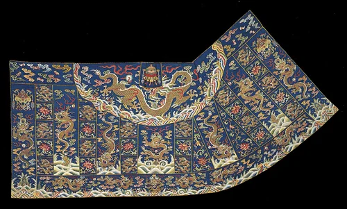 Jiasha (Mantle) by Han-Chinese, textile, 1700-1750