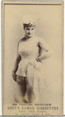 Card Number 388, Pauline Markham, from the Actors and Actresses series (N145-5) issued by Duke Sons & Co. to promote Cameo Cigarettes by W. Duke, Sons & Co., photograph, 1880-1889