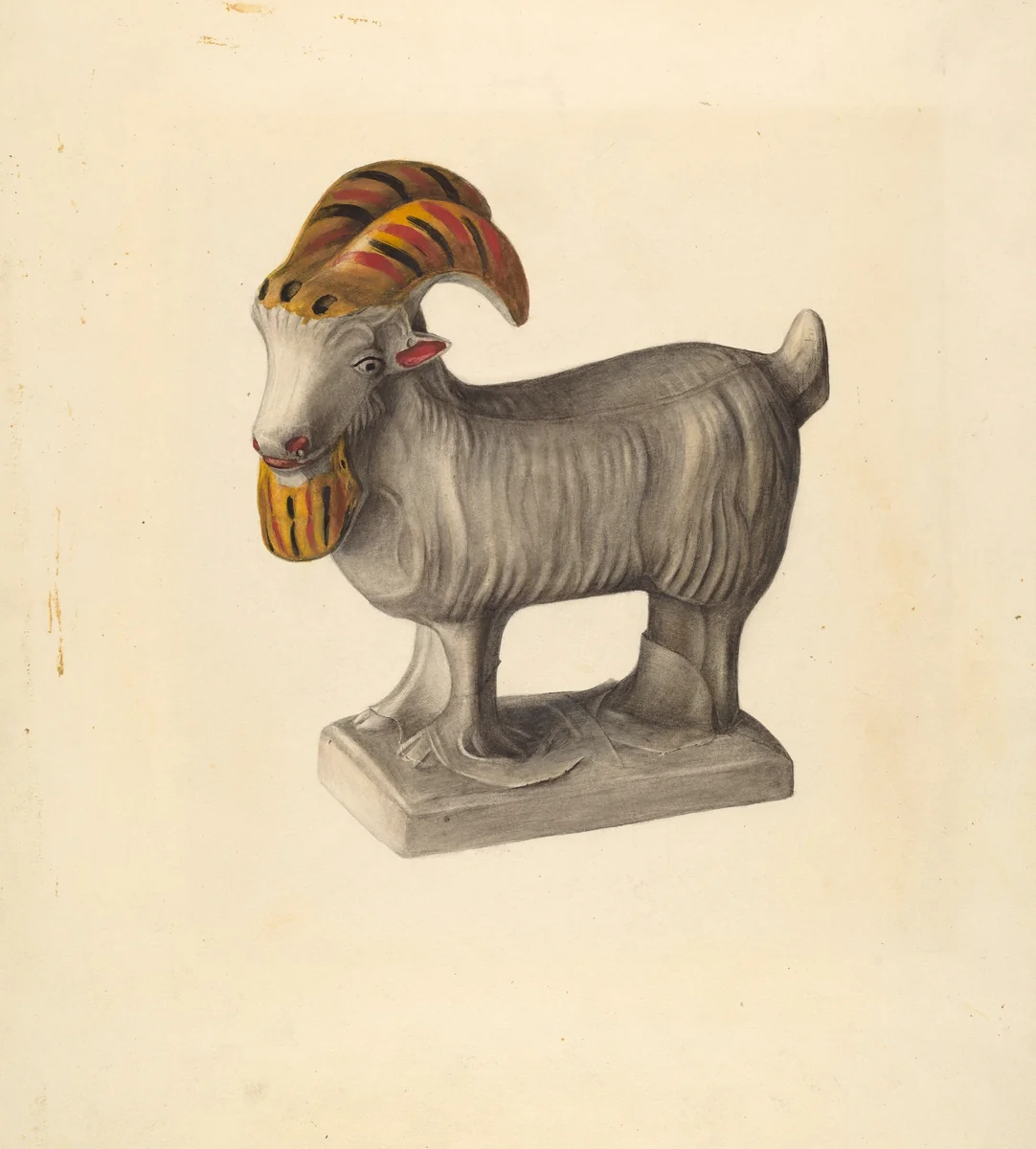 Goat by Mina Lowry, index of american design, 1938