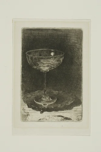 The Wine Glass by James McNeill Whistler, print, 1858