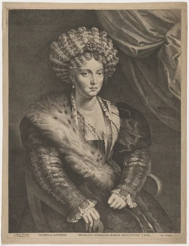 Isabella d'Este by Lucas Emil Vorsterman
Sir Peter Paul Rubens, print, 1595-1675