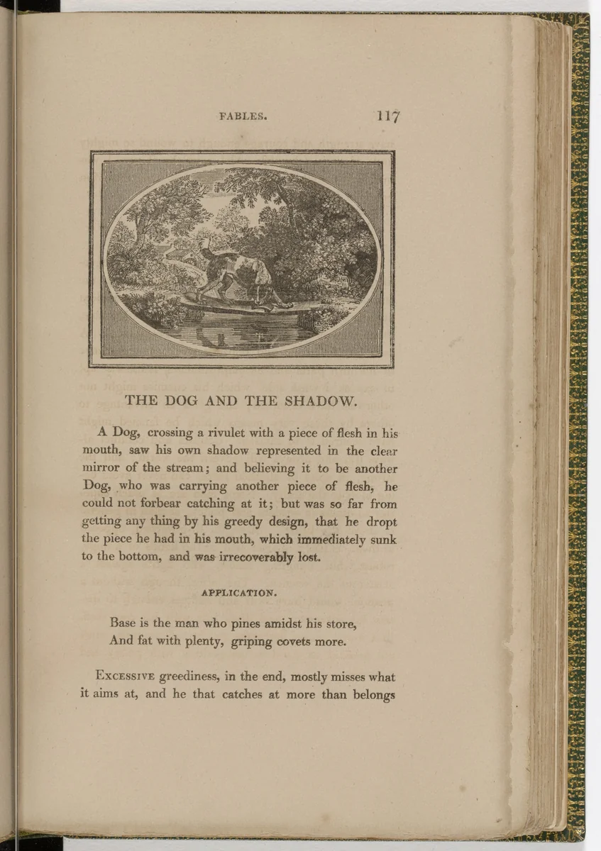 Headpiece (page 117) from The Fables of Aesop by Thomas Bewick, illustrated book, 1818