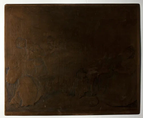 Plate six, from A Harlot's Progress by William Hogarth, print, 1732