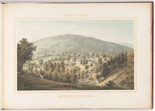 Rockbridge Alum Spring by Edward Beyer; Wilhelm Loeillot, print, 1857