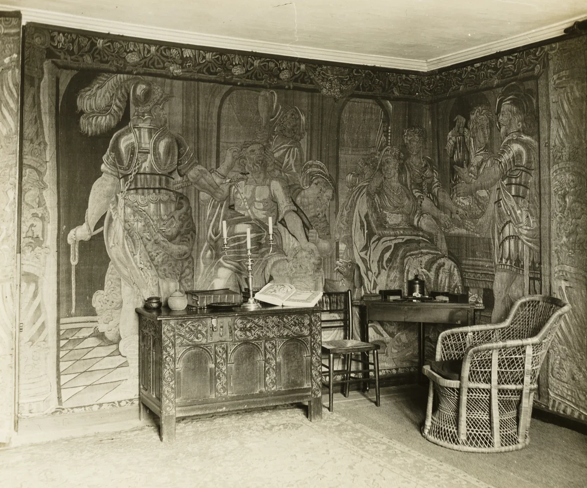 Kelmscott Manor: In the Tapestry Room by Frederick Evans, photograph, 1896