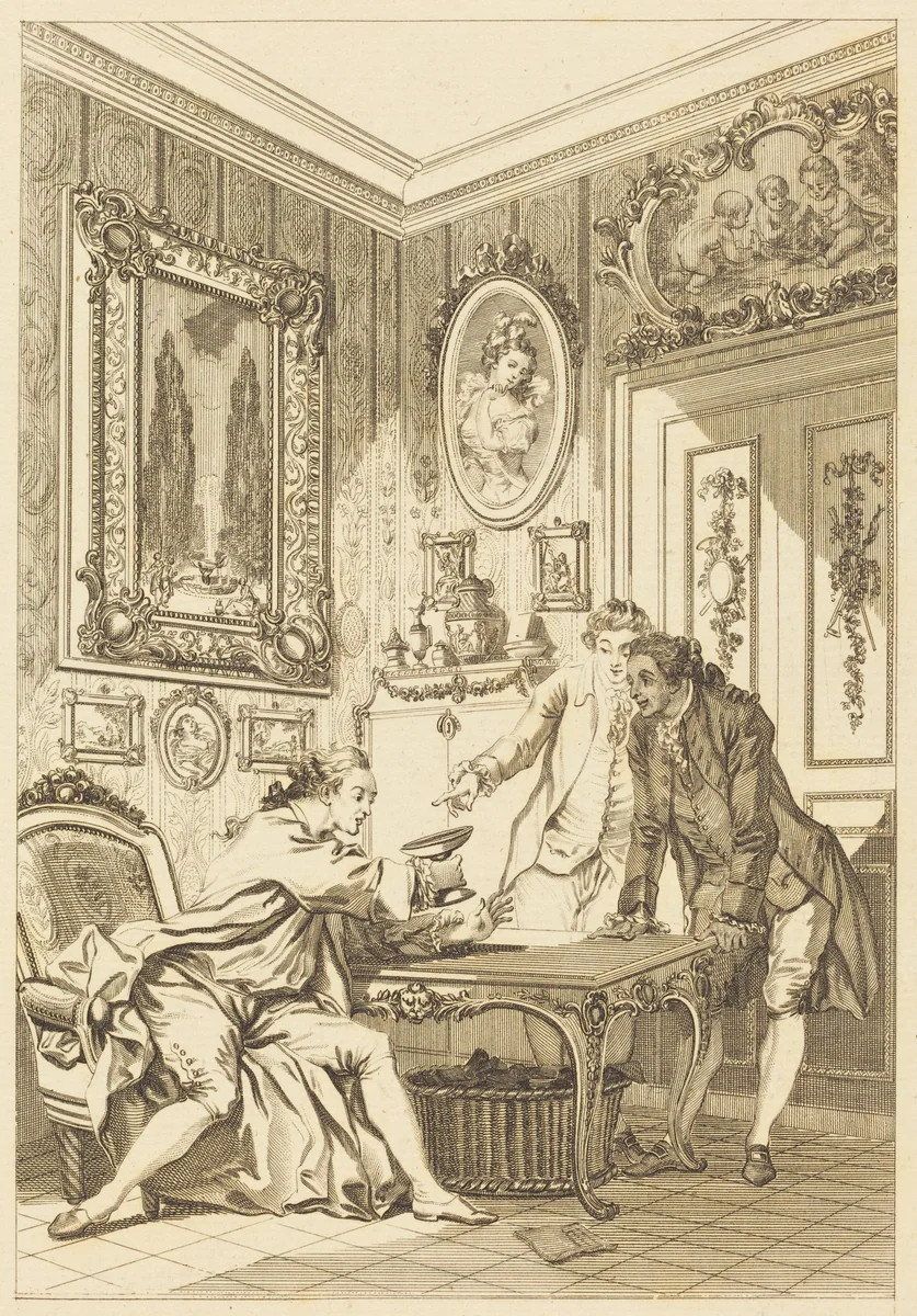 La coupe enchantee by Jean Honoré Fragonard, print, 1767-1847