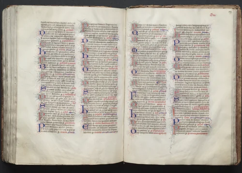 The Gotha Missal: Fol. 138v, Text by Master of the Boqueteaux, book, 1370-1380