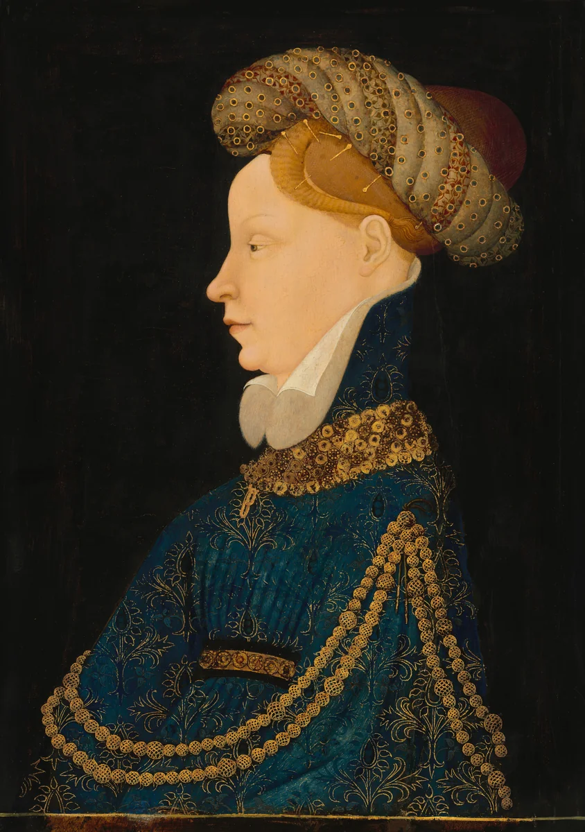 Profile Portrait of a Lady by Franco-Flemish, painting, 1410