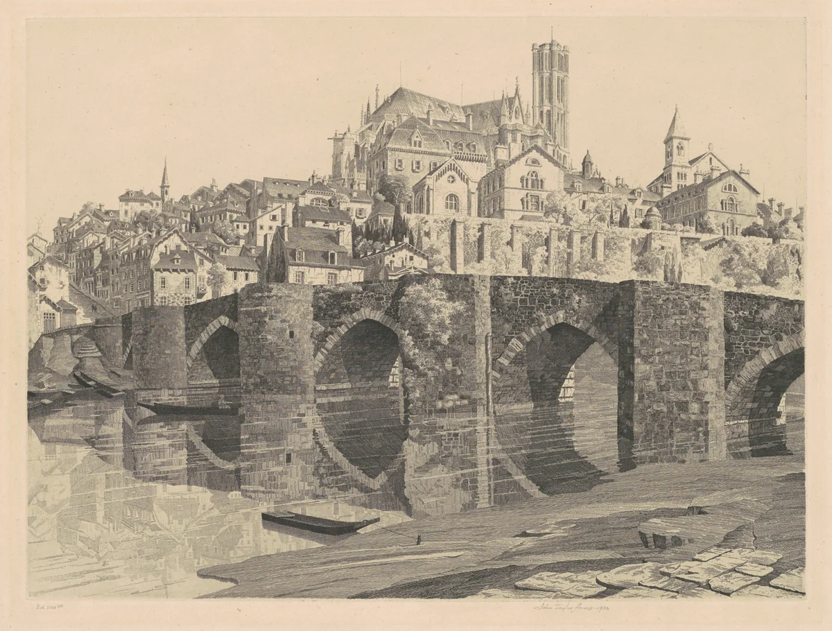 Limoges by John Taylor Arms, print, 1932