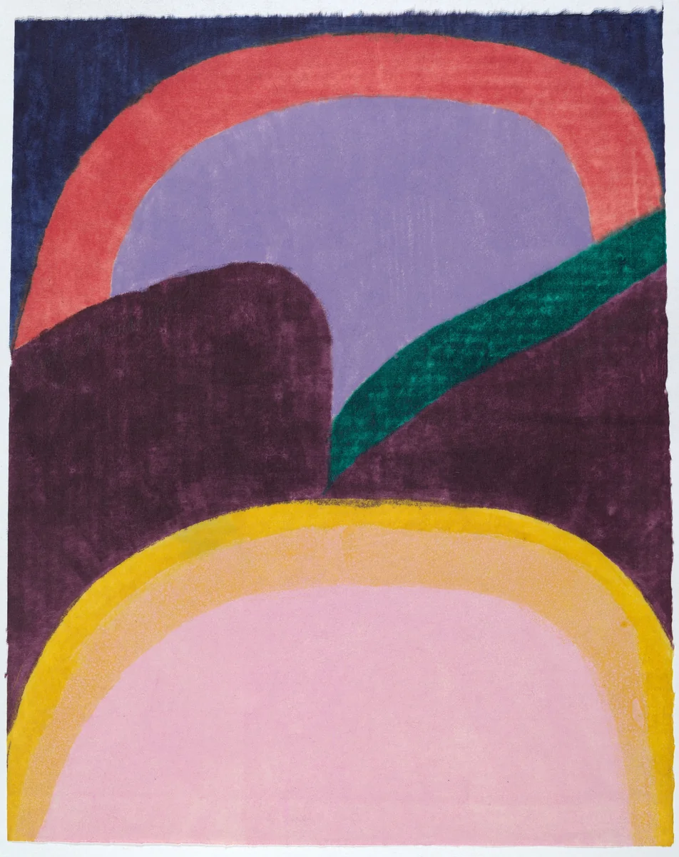 Lanscraft by Carol Summers, print, 1975