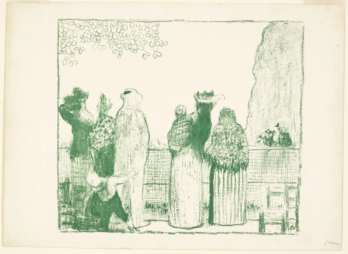 The Tuileries by Edouard Jean Vuillard, print, 1895