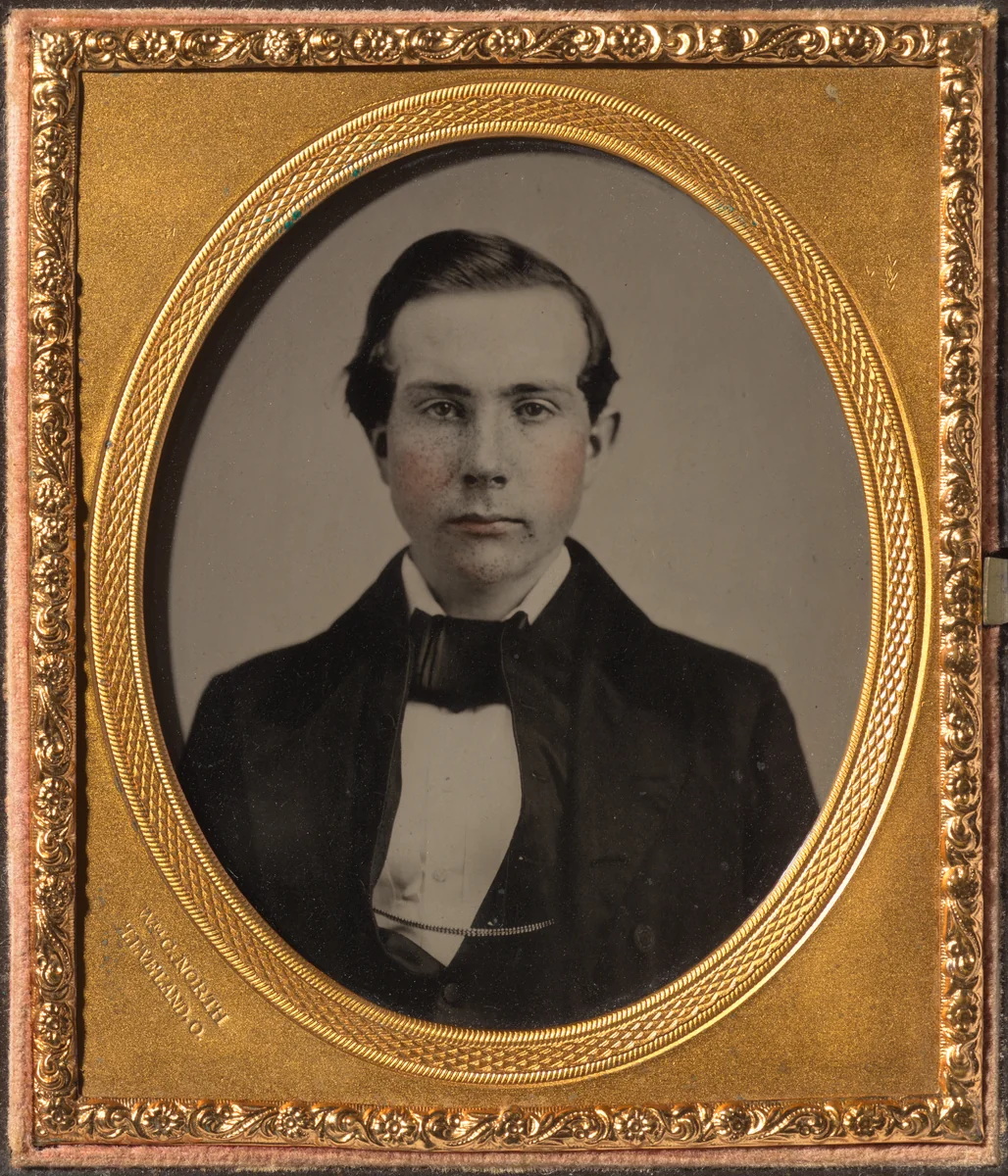 Portrait of John D. Rockefeller by William C. North, photograph, 1857-1858
