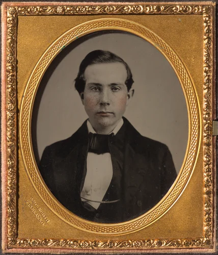 Portrait of John D. Rockefeller by William C. North, photograph, 1857-1858