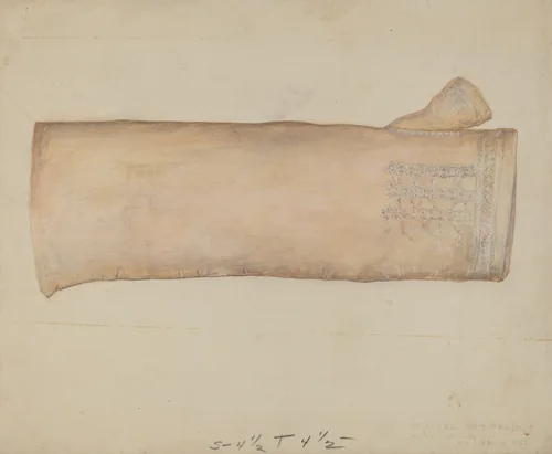 Mitt by Edna Crenshaw Rex, index of american design, 1937