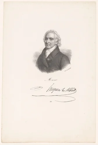 Portret van Hugues-Bernard Maret by anonymous, print, 1818-1842