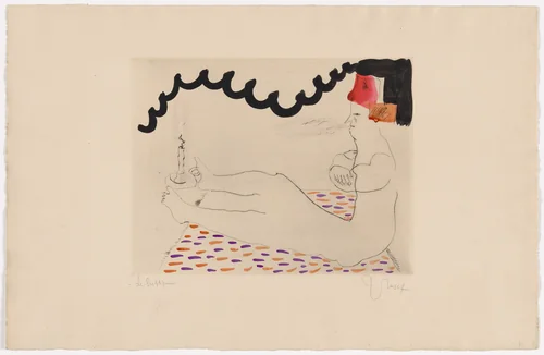 The Skeptic, plate from the illustrated book Baroques by Jean Lurçat, illustrated book, 1925