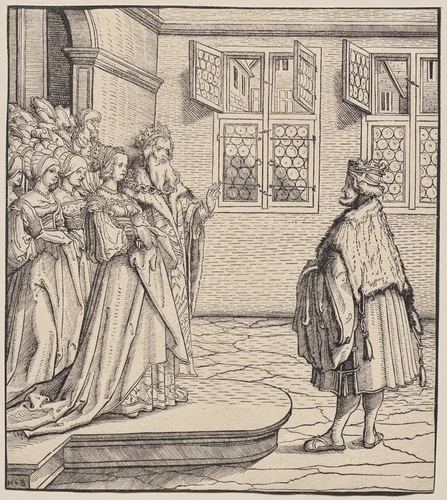 The Banished Duke of Otnop by Hans Burgkmair, print, 1512-1516