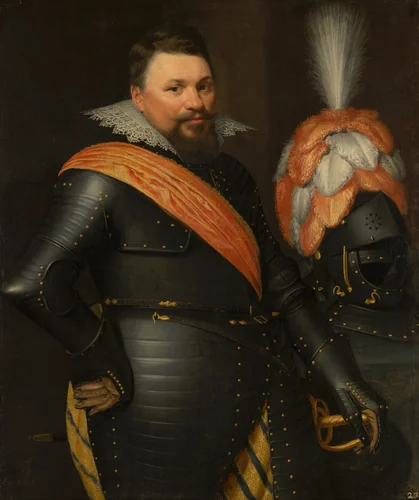 Portrait of an Officer by Jan Anthonisz. van Ravesteyn, painting, 1612