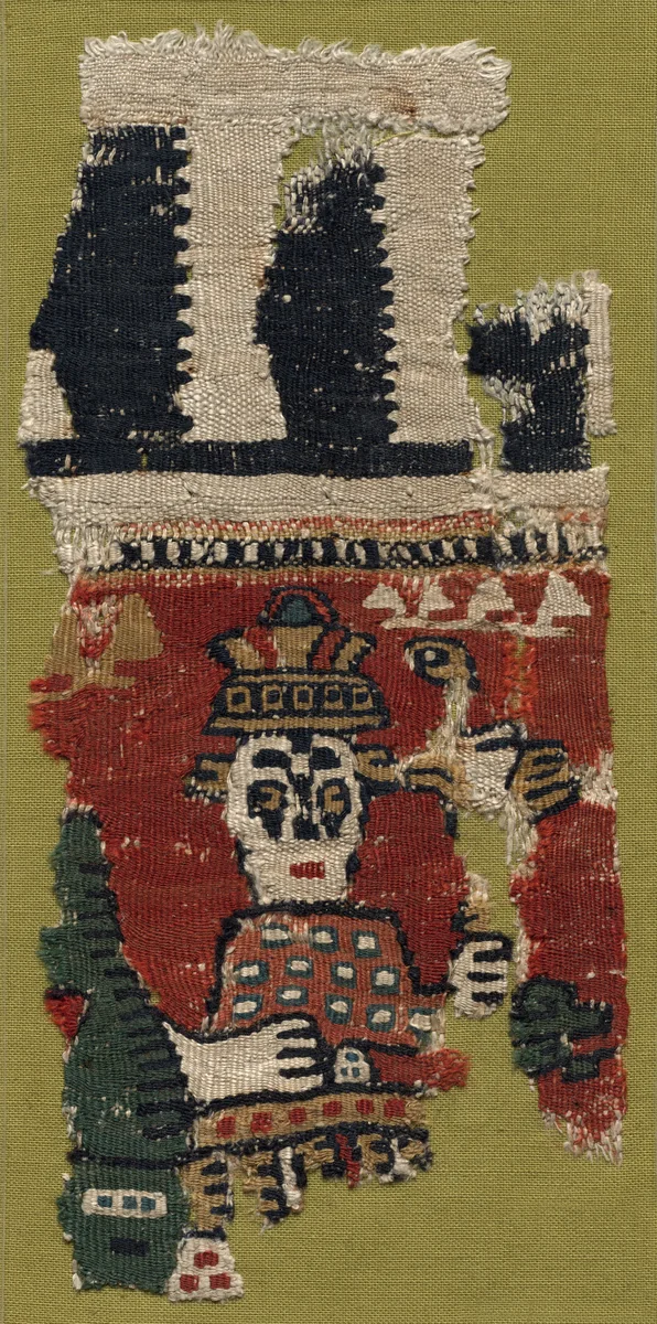 Fragment of an Ornament by Unknown, textile, 700-899