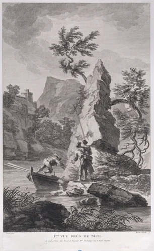 First View Close to Nice by Joseph Vernet, print, 1770-1780