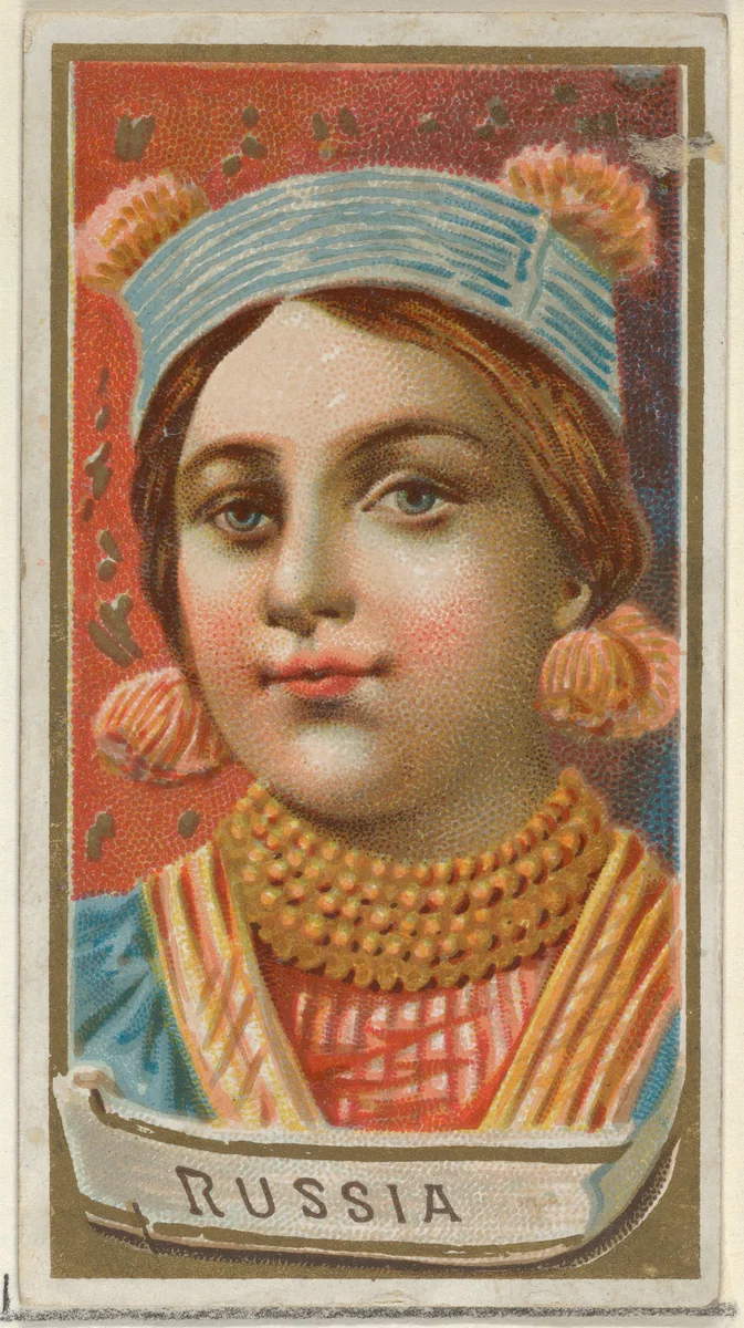 Russia, from the Types of All Nations series (N24) for Allen & Ginter Cigarettes by Allen & Ginter, print, 1889