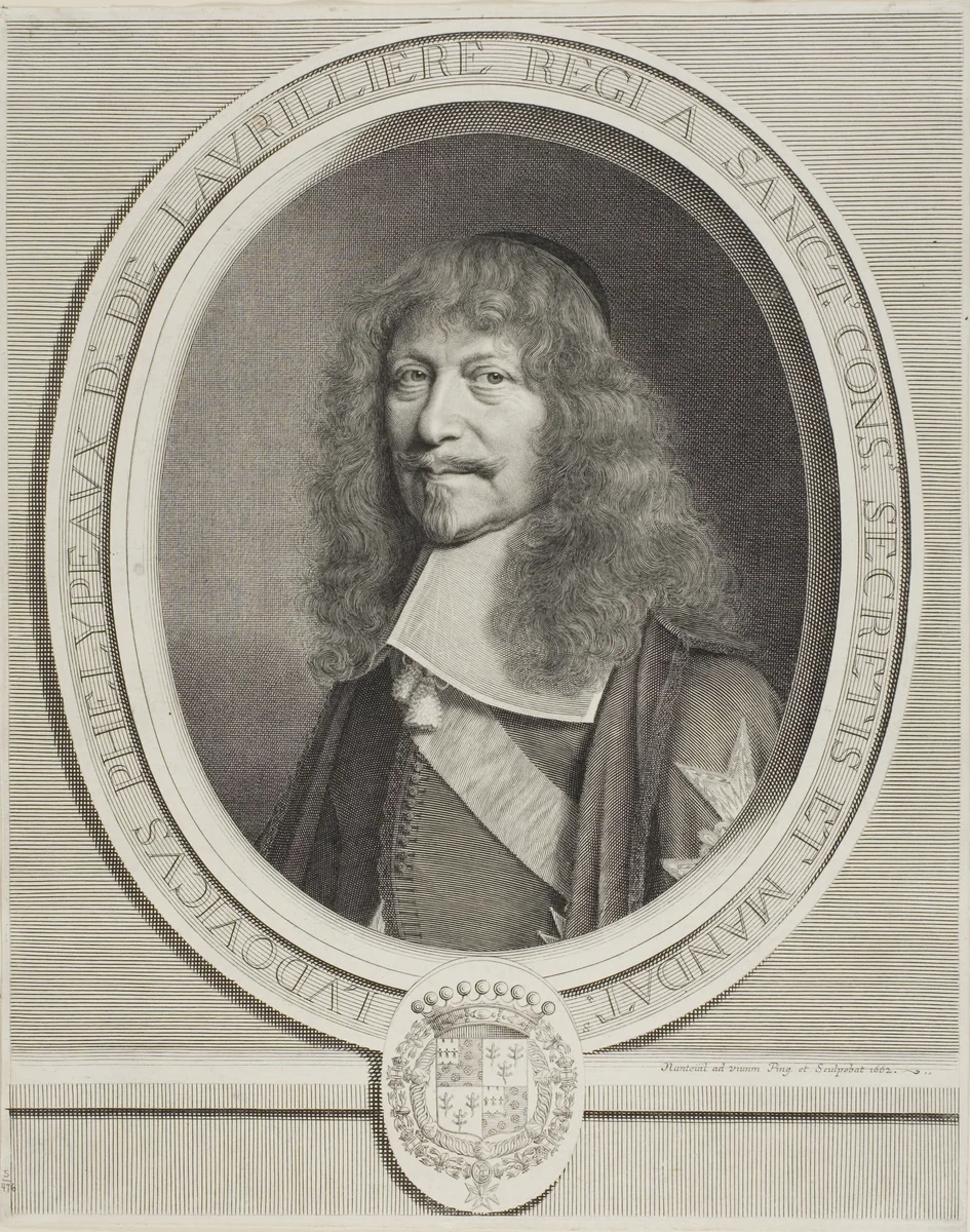 Louis Phélypeaux de la Vrillière by Robert Nanteuil, print, 1662