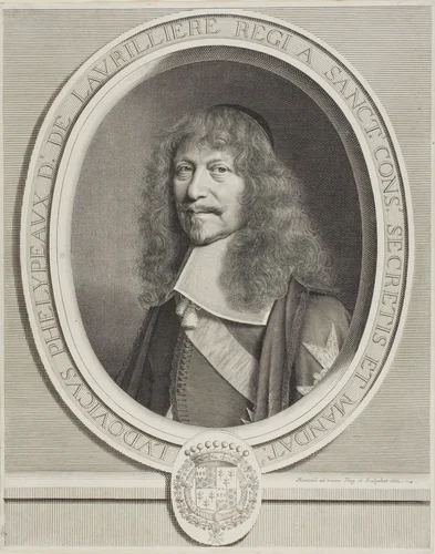 Louis Phélypeaux de la Vrillière by Robert Nanteuil, print, 1662