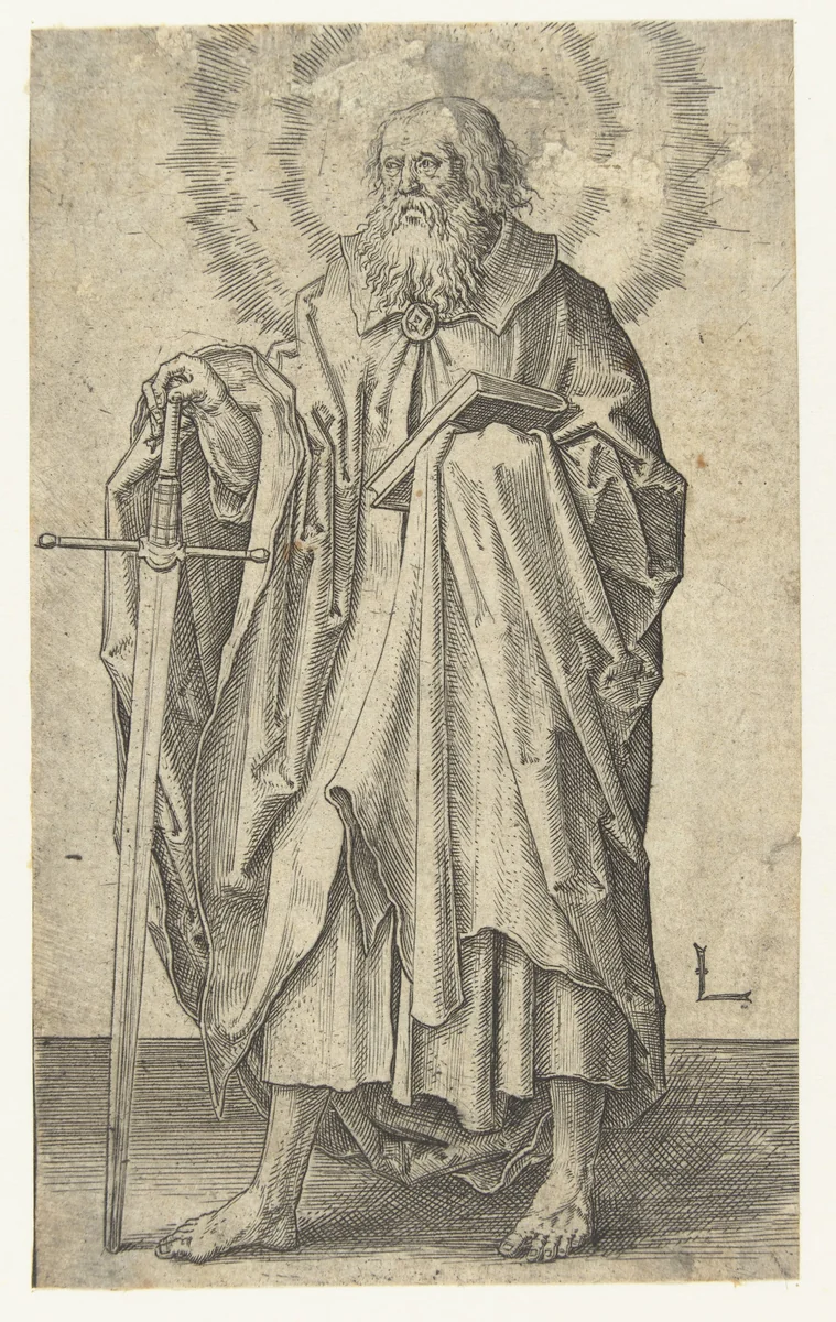 De apostel Paulus by Unknown, print, 1508-1512