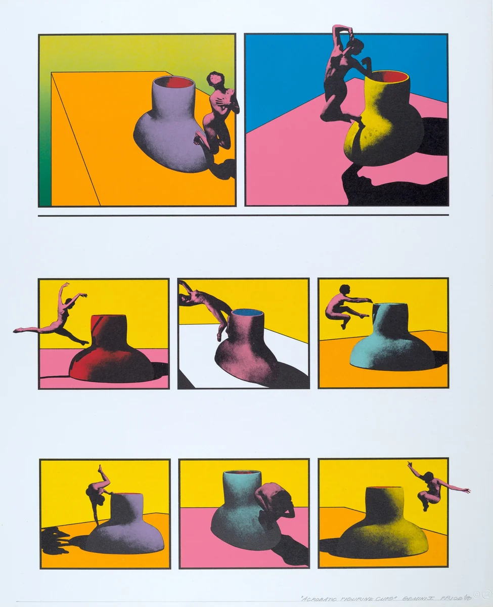 Figurine Cup V by Ken Price, print, 1970