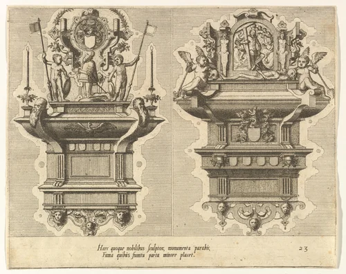 Cœnotaphiorum (23) by Hans Vredeman de Vries, print, 1563